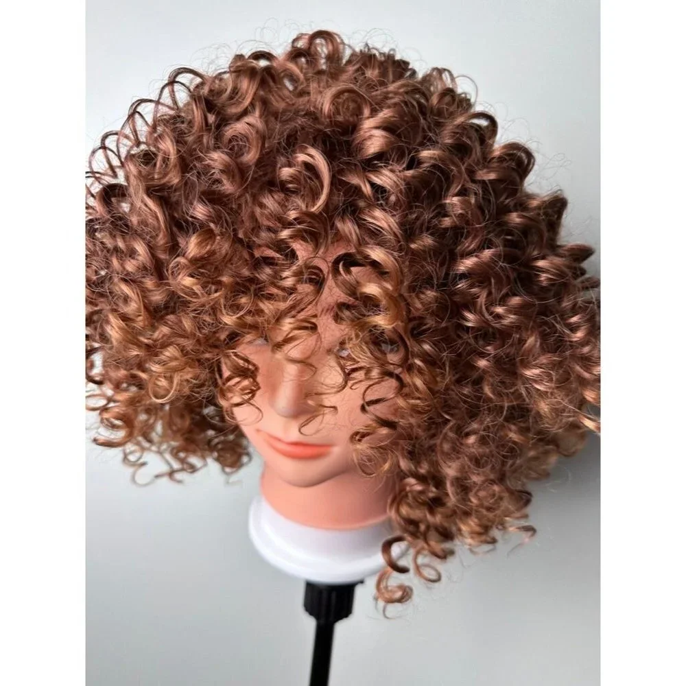 Afro Brown Wigs,Kinky Curly Wig